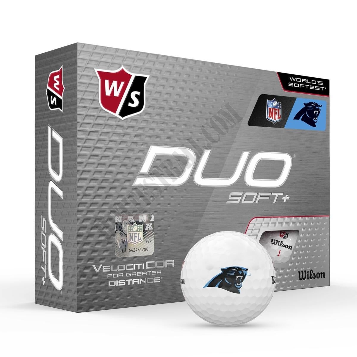 Duo Soft+ NFL Golf Balls - Carolina Panthers ● Wilson Promotions - -0