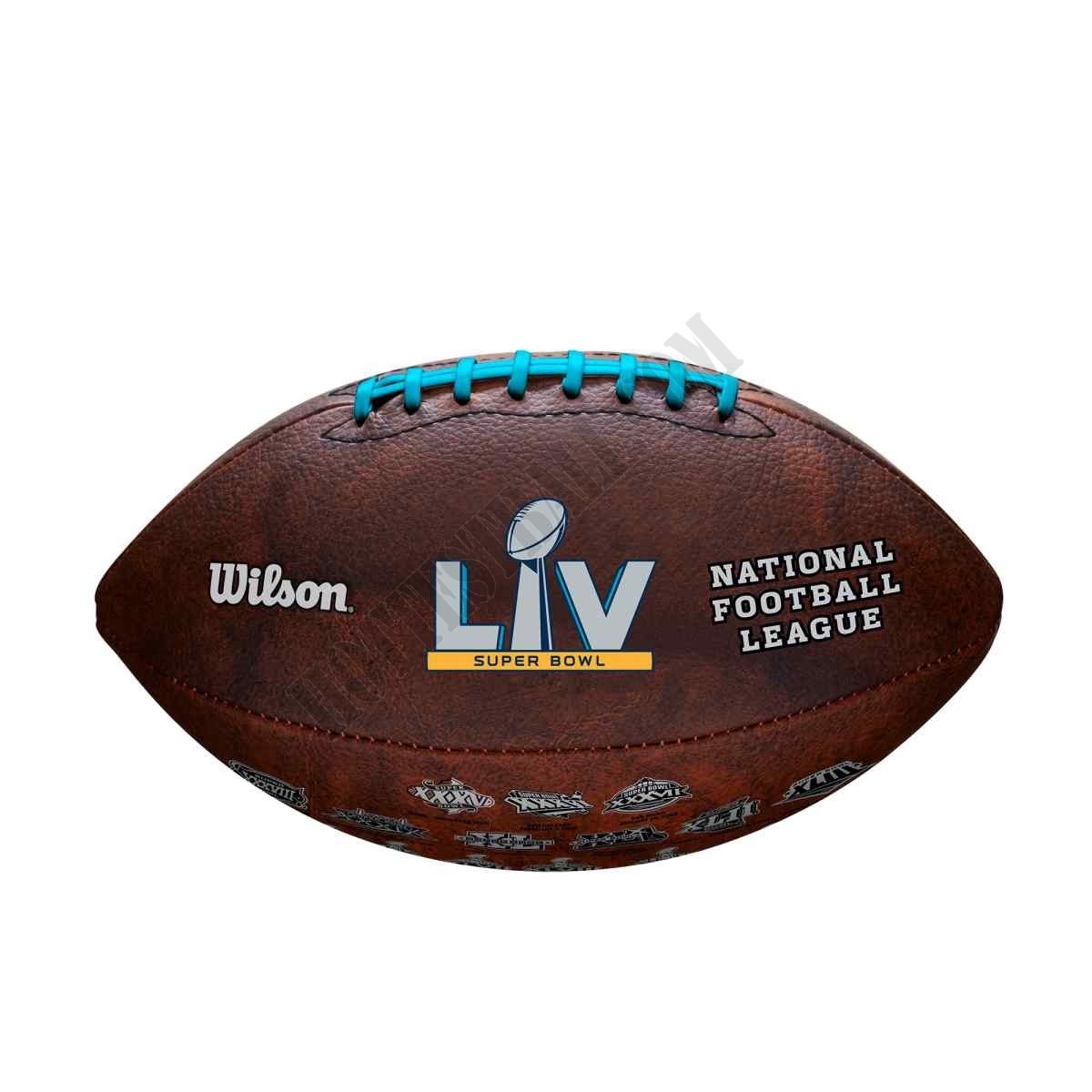 Super Bowl LV Official Throwback Football ● Wilson Promotions - -0