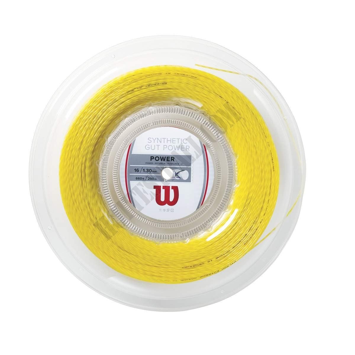 Synthetic Gut Power Tennis String - Reel - Wilson Discount Store - -1