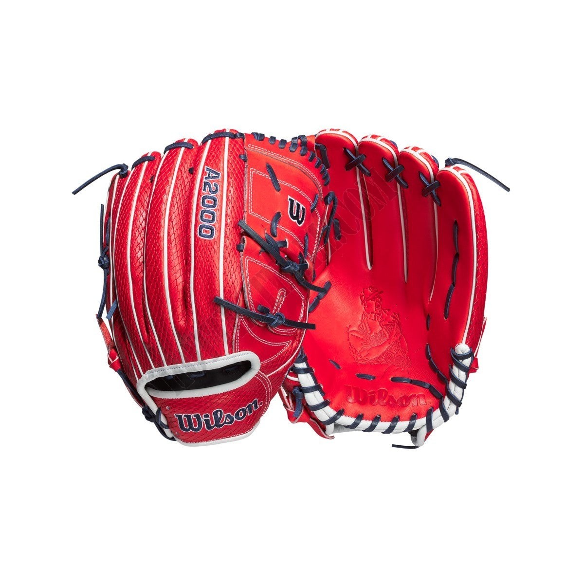 2021 A2000 B125 12.5" Carlos Carrasco Game Model Pitcher's Baseball Glove ● Wilson Promotions - -0