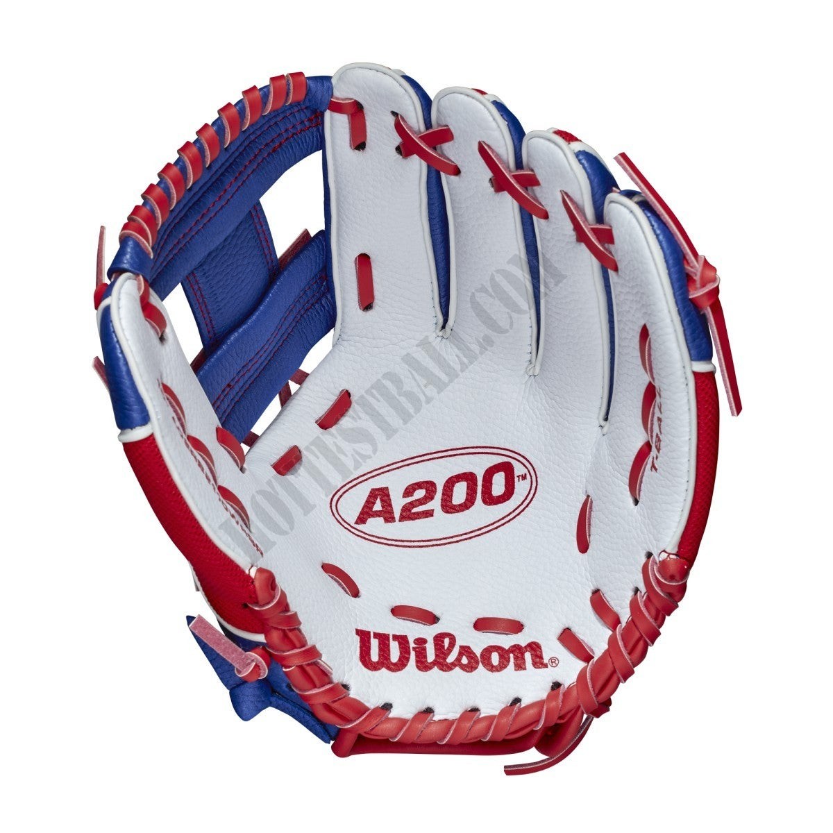 2021 A200 10" T-Ball Glove - Royal/Red/White ● Wilson Promotions - -2