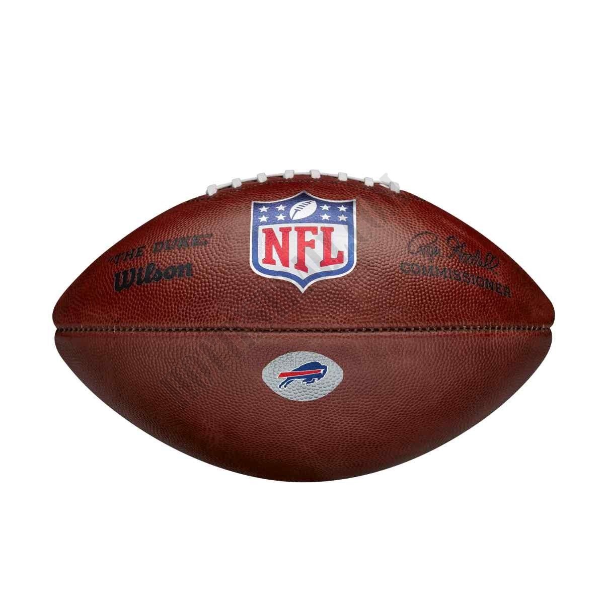 The Duke Decal NFL Football - Buffalo Bills ● Wilson Promotions - The Duke Decal NFL Football - Buffalo Bills ● Wilson Promotions