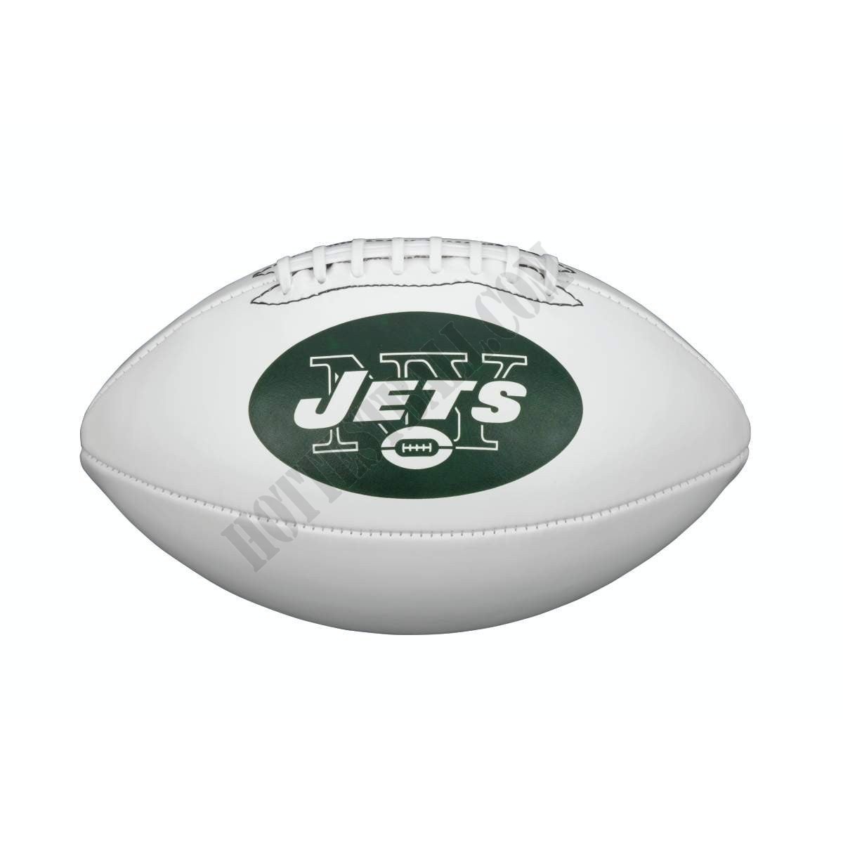 NFL Team Logo Autograph Football - Official, New York Jets ● Wilson Promotions - NFL Team Logo Autograph Football - Official, New York Jets ● Wilson Promotions
