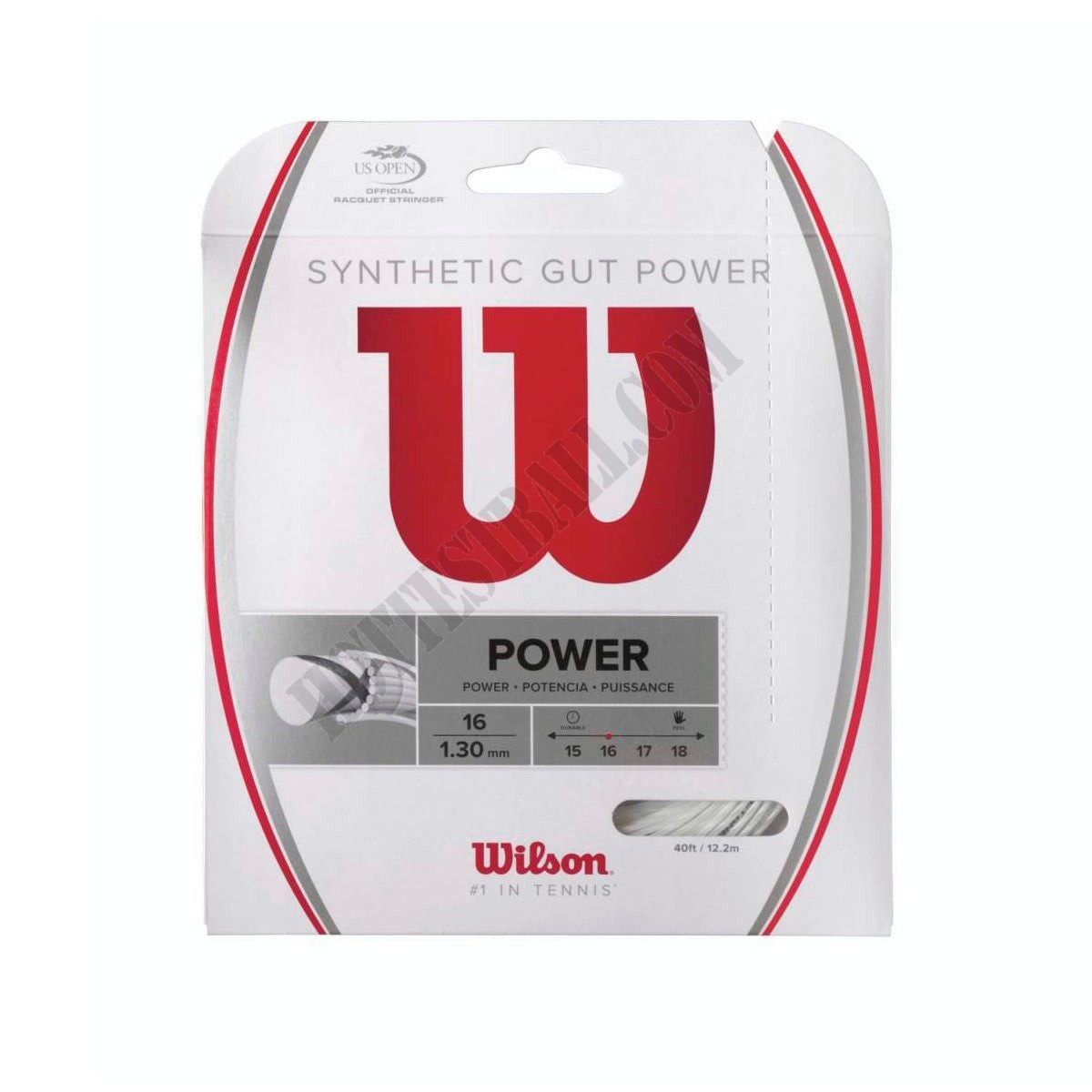 Synthetic Gut Power Tennis String - Set - Wilson Discount Store - Synthetic Gut Power Tennis String - Set - Wilson Discount Store
