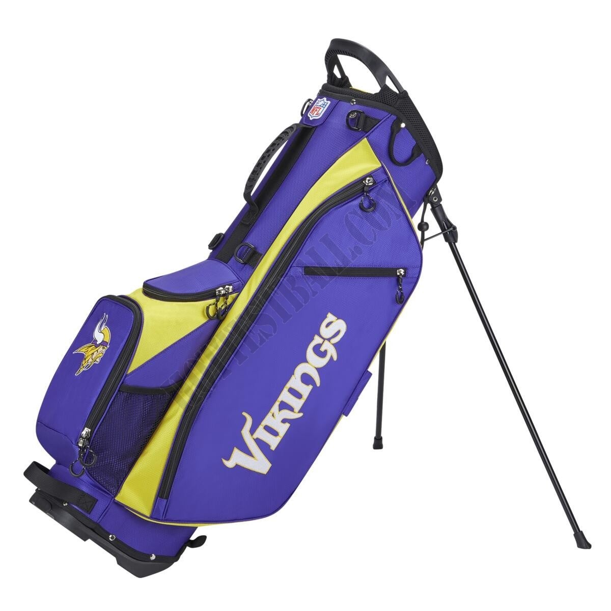 WIlson NFL Carry Golf Bag - Minnesota Vikings ● Wilson Promotions - WIlson NFL Carry Golf Bag - Minnesota Vikings ● Wilson Promotions