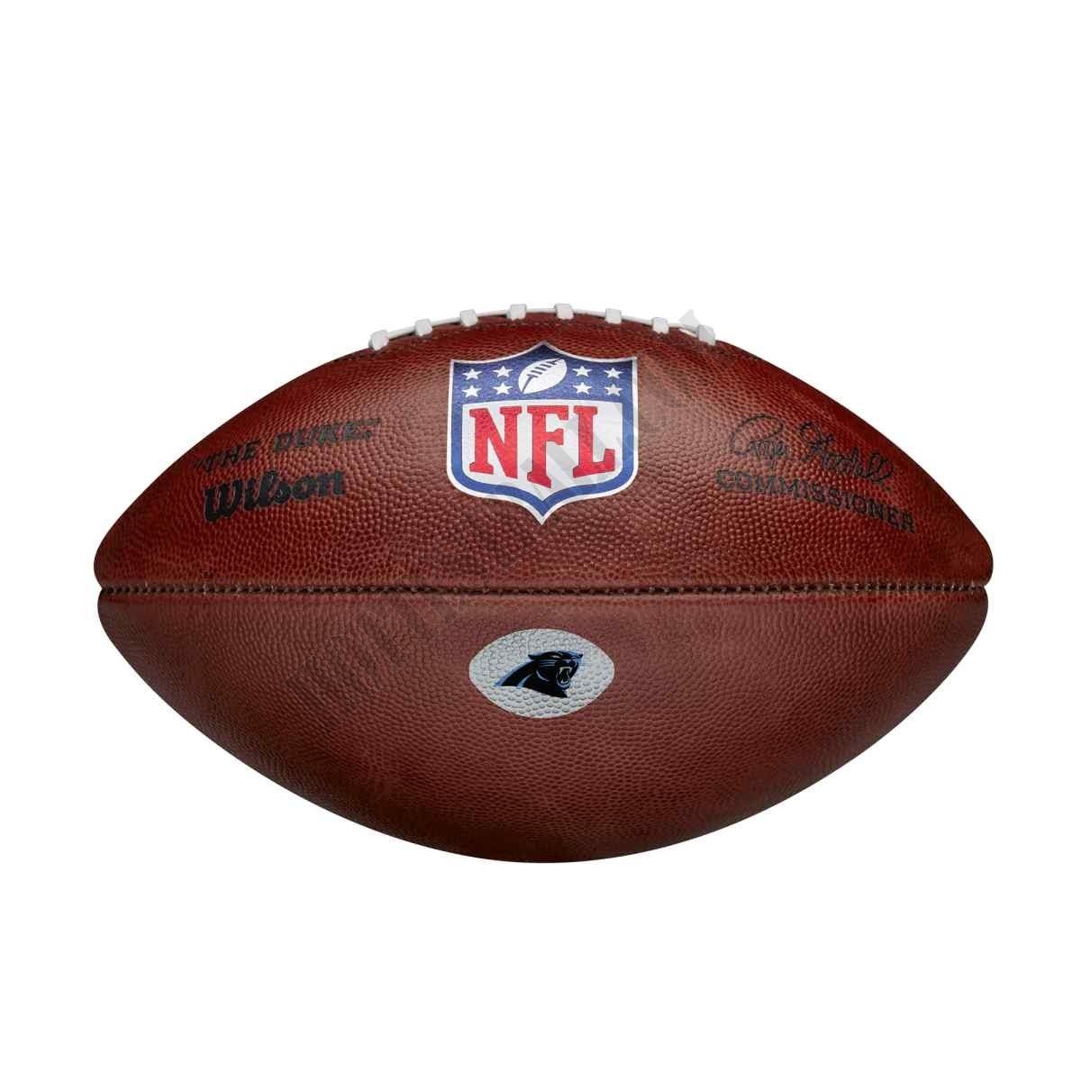 The Duke Decal NFL Football - Carolina Panthers ● Wilson Promotions - The Duke Decal NFL Football - Carolina Panthers ● Wilson Promotions