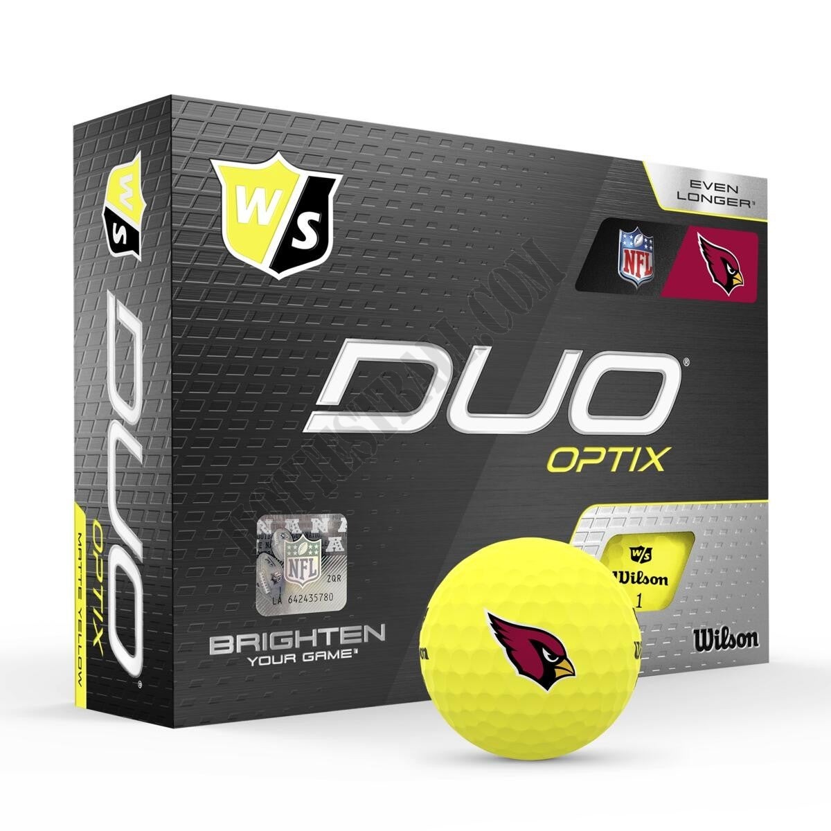 Duo Optix NFL Golf Balls - Arizona Cardinals ● Wilson Promotions - Duo Optix NFL Golf Balls - Arizona Cardinals ● Wilson Promotions