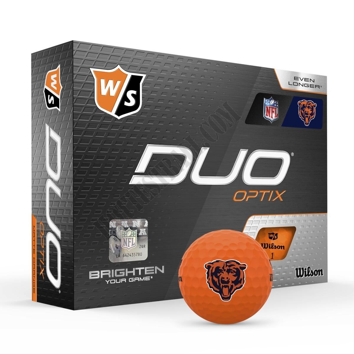 Duo Optix NFL Golf Balls - Chicago Bears ● Wilson Promotions - Duo Optix NFL Golf Balls - Chicago Bears ● Wilson Promotions