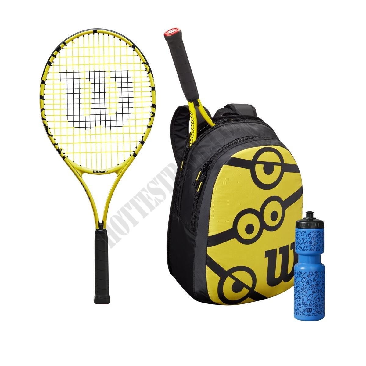 Minions 25 Tennis Racket Kit - Wilson Discount Store - Minions 25 Tennis Racket Kit - Wilson Discount Store