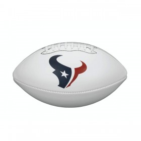 NFL Team Logo Autograph Football - Official, Houston Texans ● Wilson Promotions