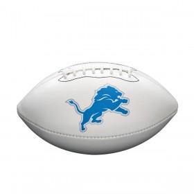 NFL Team Logo Autograph Football - Official, Detroit Lions ● Wilson Promotions