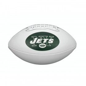 NFL Team Logo Autograph Football - Official, New York Jets ● Wilson Promotions