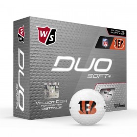 Duo Soft+ NFL Golf Balls - Cincinnati Bengals ● Wilson Promotions