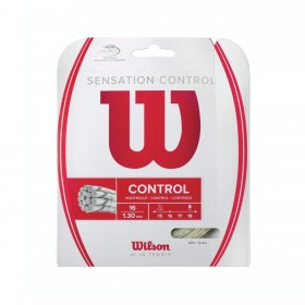 Sensation Control Tennis String Set - Natural, 16 GA (1.30mm) - Wilson Discount Store