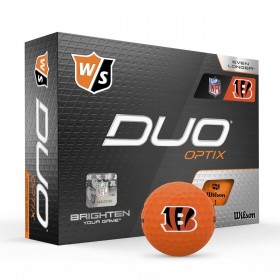 Duo Optix NFL Golf Balls - Cincinnati Bengals ● Wilson Promotions