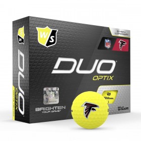 Duo Optix NFL Golf Balls - Atlanta Falcons ● Wilson Promotions