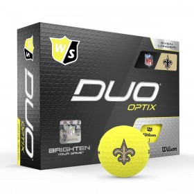 Duo Optix NFL Golf Balls - New Orleans Saints ● Wilson Promotions