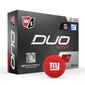 Duo Optix NFL Golf Balls - New York Giants ● Wilson Promotions