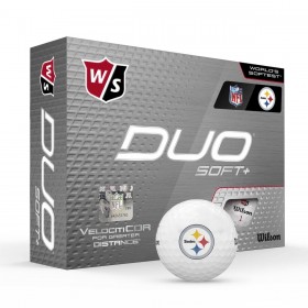 Duo Soft+ NFL Golf Balls - Pittsburgh Steelers ● Wilson Promotions