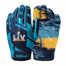 Super Bowl LV Stretch Fit Youth Receivers Gloves - Wilson Discount Store