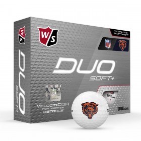 DUO Soft+ NFL Golf Balls - Chicago Bears ● Wilson Promotions