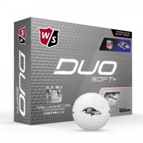 Duo Soft+ NFL Golf Balls - Baltimore Ravens ● Wilson Promotions