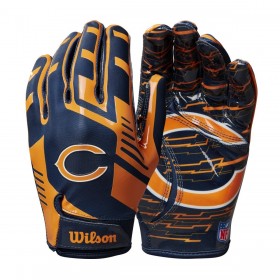 NFL Stretch Fit Receivers Gloves - Chicago Bears - Wilson Discount Store