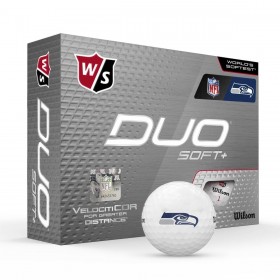 Duo Soft+ NFL Golf Balls - Seattle Seahawks ● Wilson Promotions
