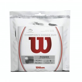 Champions Choice Duo Hybrid Tennis String Set - Natural - Wilson Discount Store