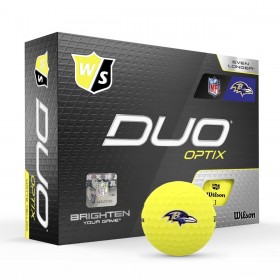 Duo Optix NFL Golf Balls - Baltimore Ravens ● Wilson Promotions