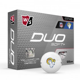 Duo Soft+ NFL Golf Balls - Los Angeles Rams ● Wilson Promotions