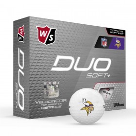 Duo Soft+ NFL Golf Balls - Minnesota Vikings ● Wilson Promotions