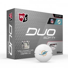 Duo Soft+ NFL Golf Balls - Miami Dolphins ● Wilson Promotions