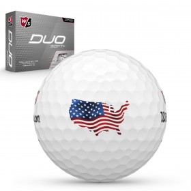 DUO Soft+ USA Golf Balls - Wilson Discount Store