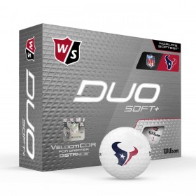 Duo Soft+ NFL Golf Balls - Houston Texans ● Wilson Promotions