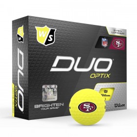 Duo Optix NFL Golf Balls - San Francisco 49ers ● Wilson Promotions