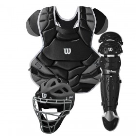 Wilson C1K Catcher's Gear Kit with NOCSAE Approved Chest Protector - Adult - Wilson Discount Store