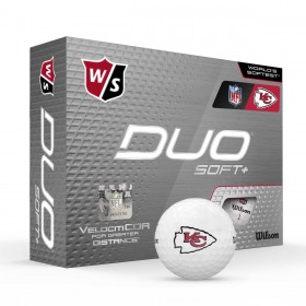 Duo Soft+ NFL Golf Balls - Kansas City Chiefs ● Wilson Promotions