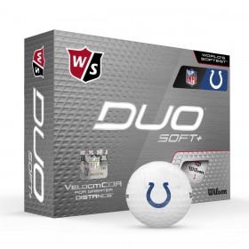 Duo Soft+ NFL Golf Balls - Indianapolis Colts ● Wilson Promotions
