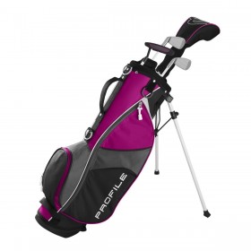 Kids Small Profile JGI Complete Golf Club Set - Carry, Pink - Wilson Discount Store