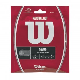 Natural Gut Power Tennis String - Set - Wilson Discount Store