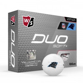 Duo Soft+ NFL Golf Balls - Carolina Panthers ● Wilson Promotions