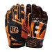 NFL Stretch Fit Receivers Gloves - Cincinnati Bengals ● Wilson Promotions - 0