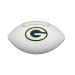 NFL Team Logo Autograph Football - Official, Green Bay Packers ● Wilson Promotions - 0