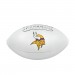NFL Team Logo Autograph Football - Official, Minnesota Vikings ● Wilson Promotions - 0