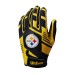 NFL Stretch Fit Receivers Gloves - Pittsburgh Steelers ● Wilson Promotions - 1