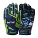 NFL Stretch Fit Receivers Gloves - Seattle Seahawks ● Wilson Promotions - 0