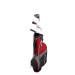 Kids Small Profile JGI Complete Golf Club Set - Carry, Red - Wilson Discount Store - 1