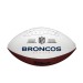 NFL Live Signature Autograph Football - Denver Broncos ● Wilson Promotions - 1